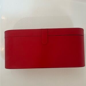 Dyson Supersonics Hair Dryer Red Leather Storage Box
